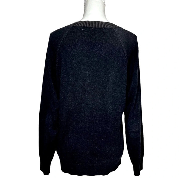 Woolrich Women’s Dark Gray Cotton/Wool Blend Crew Neck Sweater Size Small - Picture 3 of 9